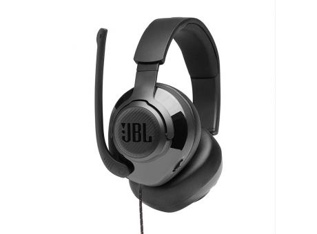 JBL Quantum 200 - Kabelgebundenes Over-Ear-Gaming-Headset mit klappbarem Mikro
