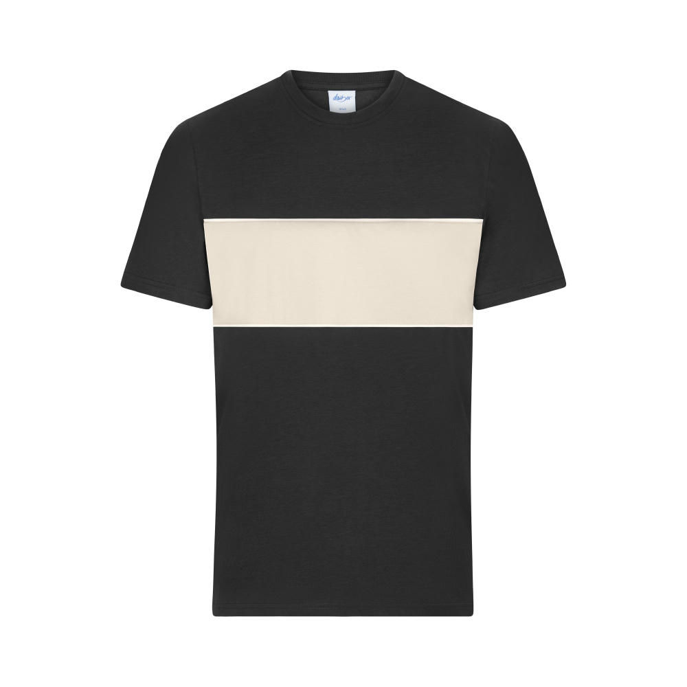 T-Shirt colour-block UNISEX - Unisex T-Shirt mit Kontrasteinsatz