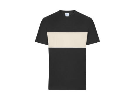 T-Shirt colour-block UNISEX - Unisex T-Shirt mit Kontrasteinsatz