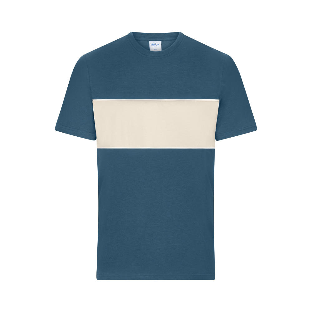 T-Shirt colour-block UNISEX - Unisex T-Shirt mit Kontrasteinsatz