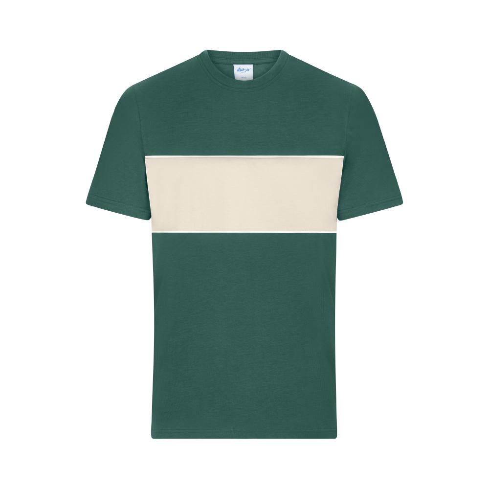 T-Shirt colour-block UNISEX - Unisex T-Shirt mit Kontrasteinsatz