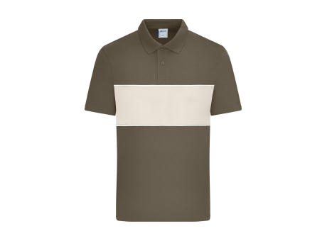 Polo colour-block UNISEX - Unisex Poloshirt mit Kontrasteinsatz