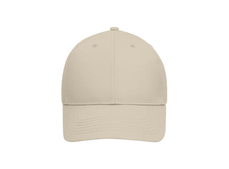 6 Panel Cap Bio Cotton - 6 Panel Cap mit ungebürsteter Oberfläche