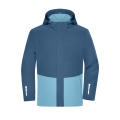 Workwear Hardshell Rainjacket - Funktionelle Regenjacke mit farblich abgesetzten Details