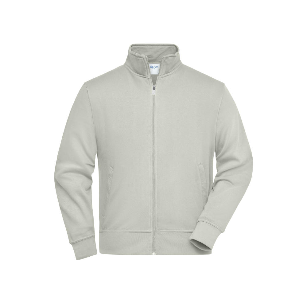 Workwear Sweat Jacket - Sweatjacke mit Stehkragen und Reißverschluss
