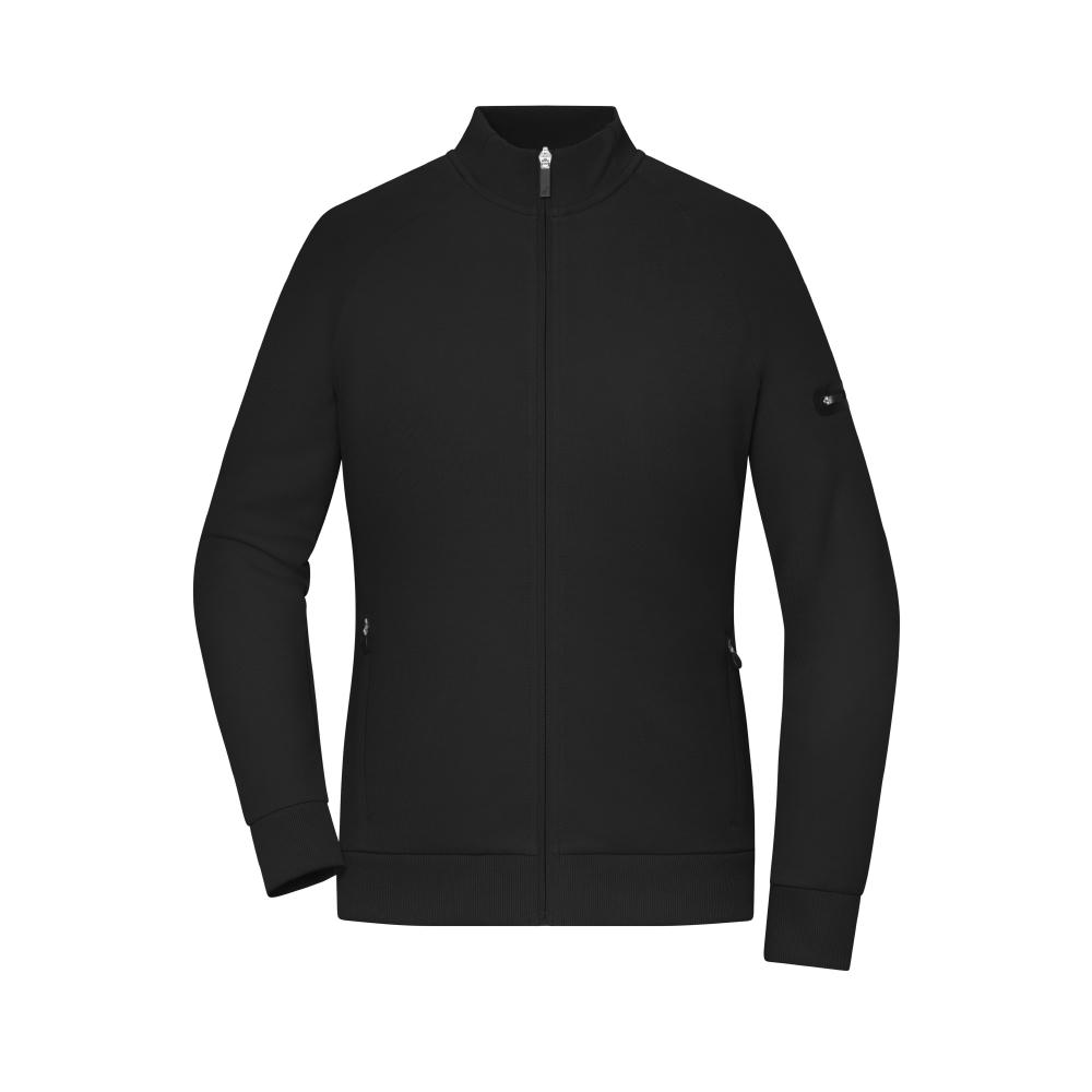 Ladies' Zip Jacket Interlock  OCS Blended & RCS - Stylische Jacke in technischem Look