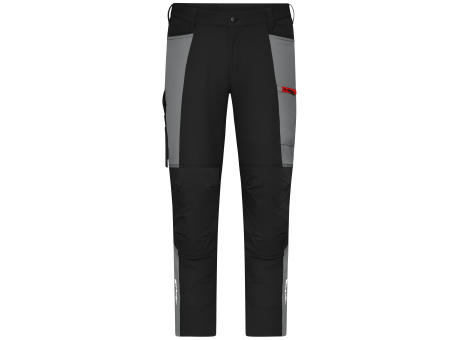 Workwear Pants (All-Season) 4-Way Stretch - Moderne Arbeitshose in schmaler Schnittführung mit farblich abgesetzten Details