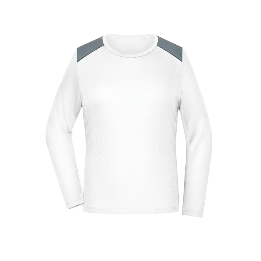 Ladies' Running Shirt Longsleeve  GRS - Langarm Funktionsshirt aus recyceltem Polyester für Running, Sport und Fitness