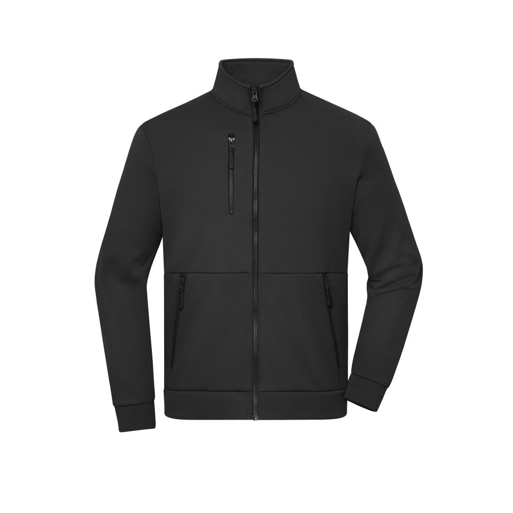 Workwear Fleece Jacket - Elastische Fleecejacke mit Stehkragen