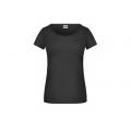 Ladies'-T - T-Shirt mit trendigem Rollsaum