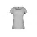 Ladies'-T - T-Shirt mit trendigem Rollsaum