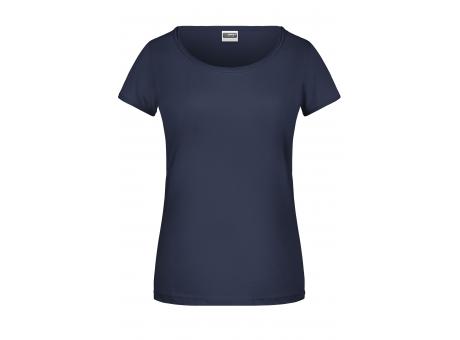 Ladies'-T - T-Shirt mit trendigem Rollsaum