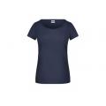 Ladies'-T - T-Shirt mit trendigem Rollsaum