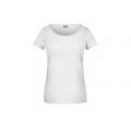 Ladies'-T - T-Shirt mit trendigem Rollsaum