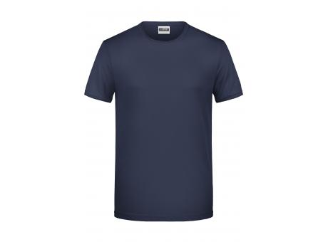 Men's-T - T-Shirt mit trendigem Rollsaum