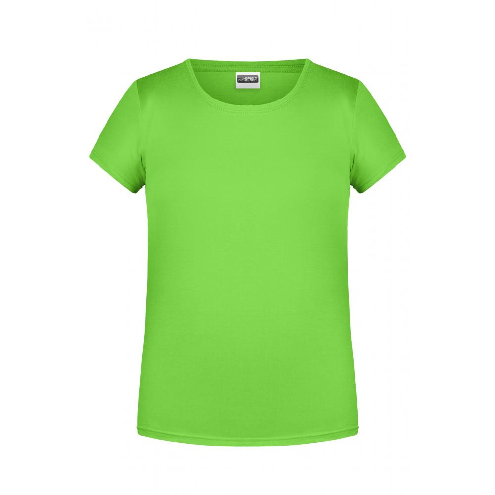 Girls' Basic-T - T-Shirt für Kinder in klassischer Form