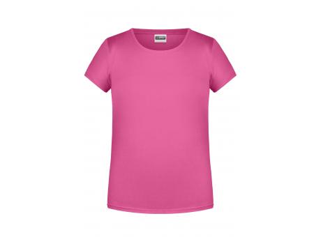 Girls' Basic-T - T-Shirt für Kinder in klassischer Form