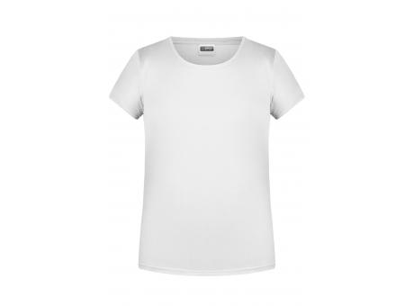 Girls' Basic-T-T-Shirt für Kinder in klassischer Form