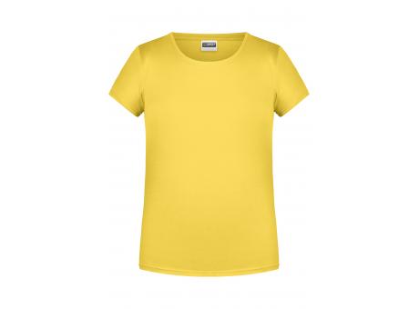Girls' Basic-T-T-Shirt für Kinder in klassischer Form