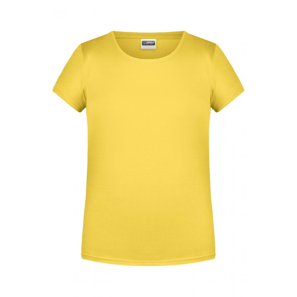 Girls' Basic-T - T-Shirt für Kinder in klassischer Form