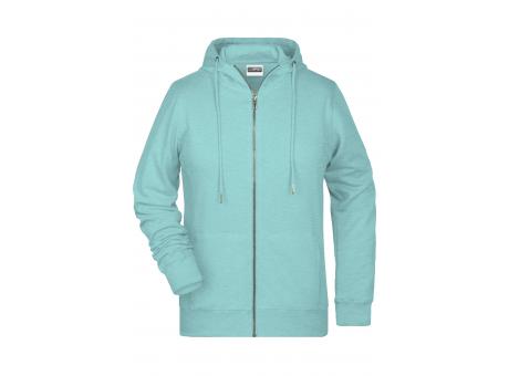 Ladies' Zip Hoody-Sweatjacke mit Kapuze und Reißverschluss