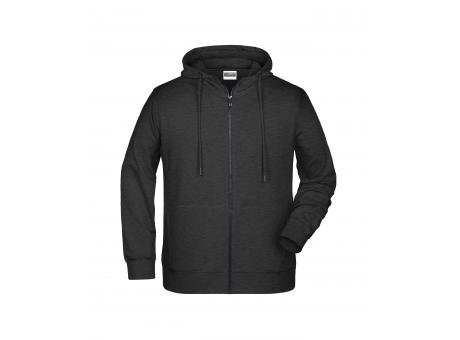 Men's Zip Hoody-Sweatjacke mit Kapuze und Reißverschluss