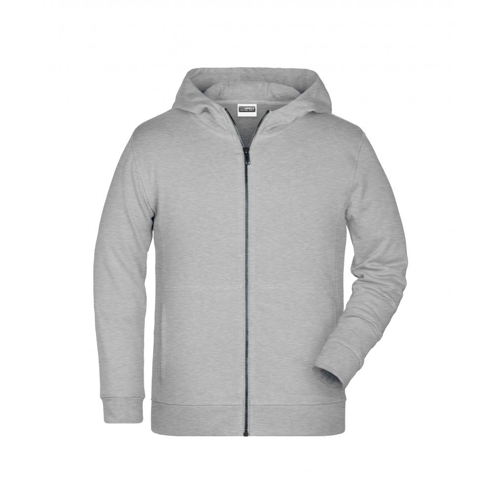 Children's Zip Hoody-Sweatjacke mit Kapuze und Reißverschluss