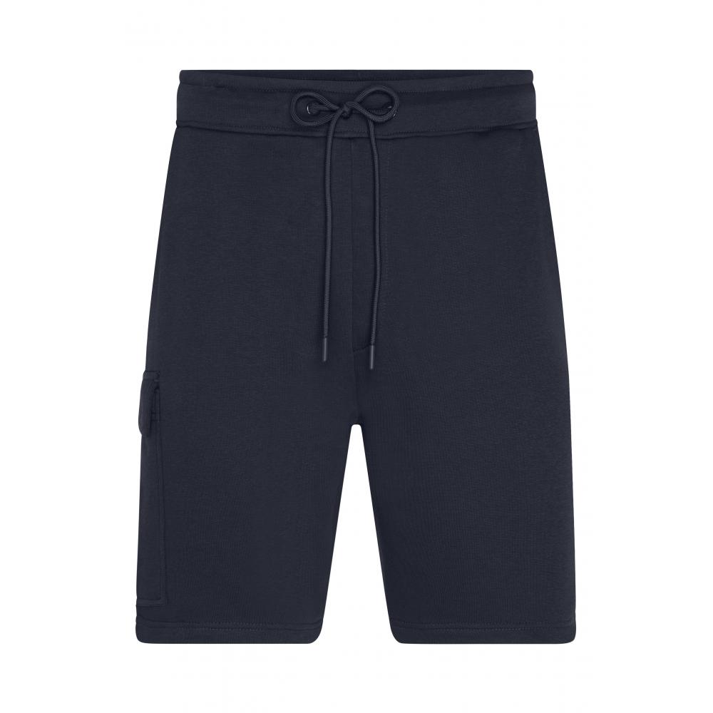 Men's Lounge Shorts   OCS Blended & RCS - Modische, kurze Sweathose aus BIO-Baumwolle im Cargo-Style