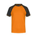 Men's Raglan-T - T-Shirt in sportlicher, zweifarbiger Optik