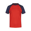 Men's Raglan-T - T-Shirt in sportlicher, zweifarbiger Optik
