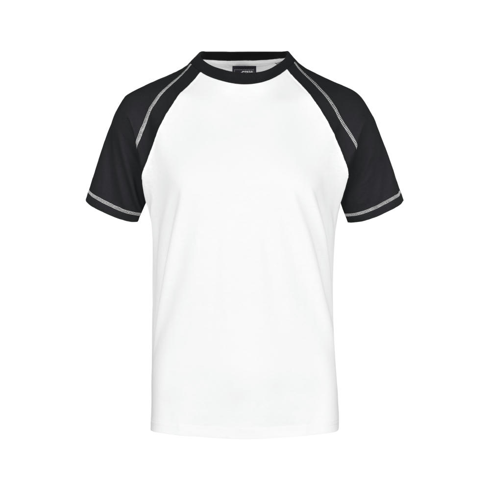 Men's Raglan-T - T-Shirt in sportlicher, zweifarbiger Optik