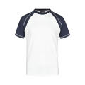 Men's Raglan-T - T-Shirt in sportlicher, zweifarbiger Optik