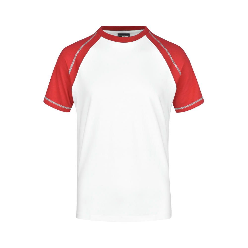 Men's Raglan-T - T-Shirt in sportlicher, zweifarbiger Optik