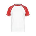 Men's Raglan-T - T-Shirt in sportlicher, zweifarbiger Optik