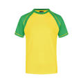 Men's Raglan-T - T-Shirt in sportlicher, zweifarbiger Optik