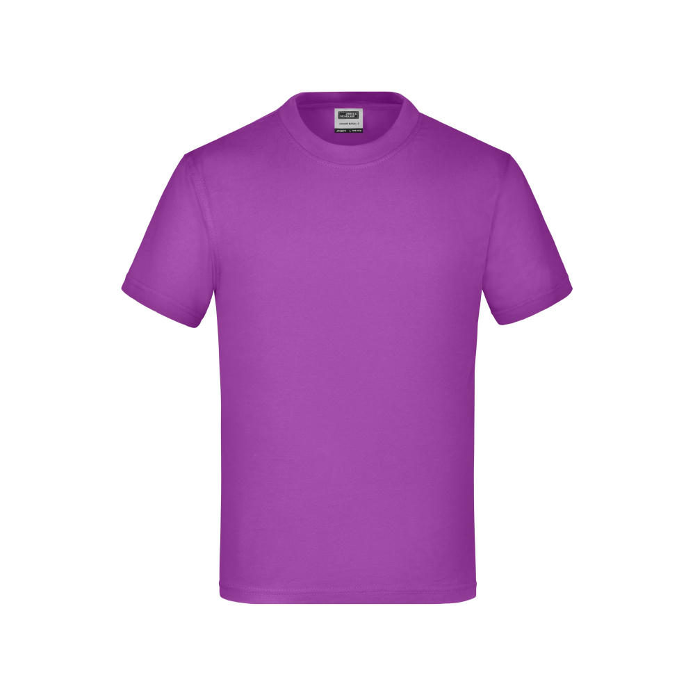 Junior Basic-T - Kinder Komfort-T-Shirt aus hochwertigem Single Jersey