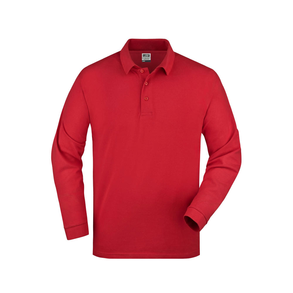Polo-Piqué Long-Sleeved - Klassisches Langarm Polo
