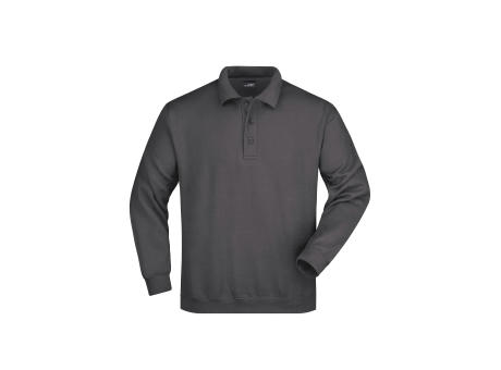 Polo-Sweat Heavy - Klassisches Komfort Polo-Sweatshirt