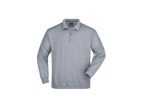 Polo-Sweat Heavy - Klassisches Komfort Polo-Sweatshirt