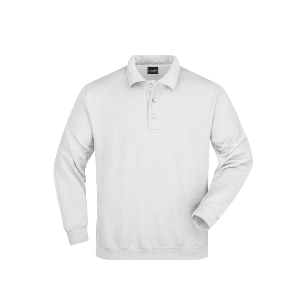 Polo-Sweat Heavy - Klassisches Komfort Polo-Sweatshirt