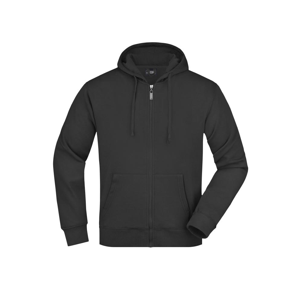 Men's Hooded Jacket - Kapuzenjacke aus formbeständiger Sweat-Qualität