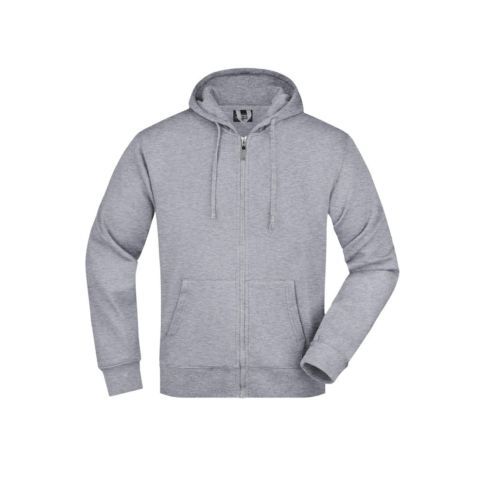 Men's Hooded Jacket-Kapuzenjacke aus formbeständiger Sweat-Qualität
