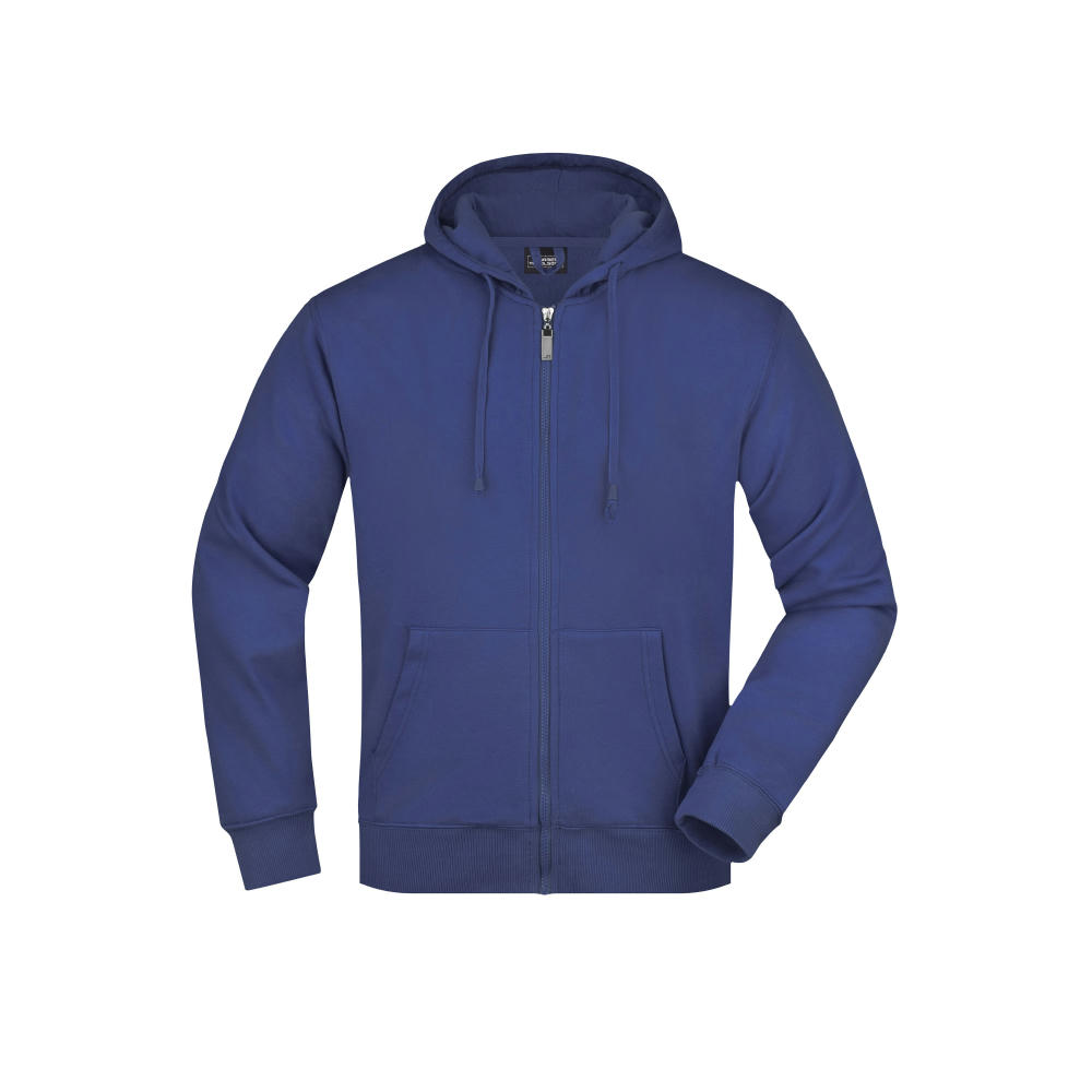 Men's Hooded Jacket - Kapuzenjacke aus formbeständiger Sweat-Qualität