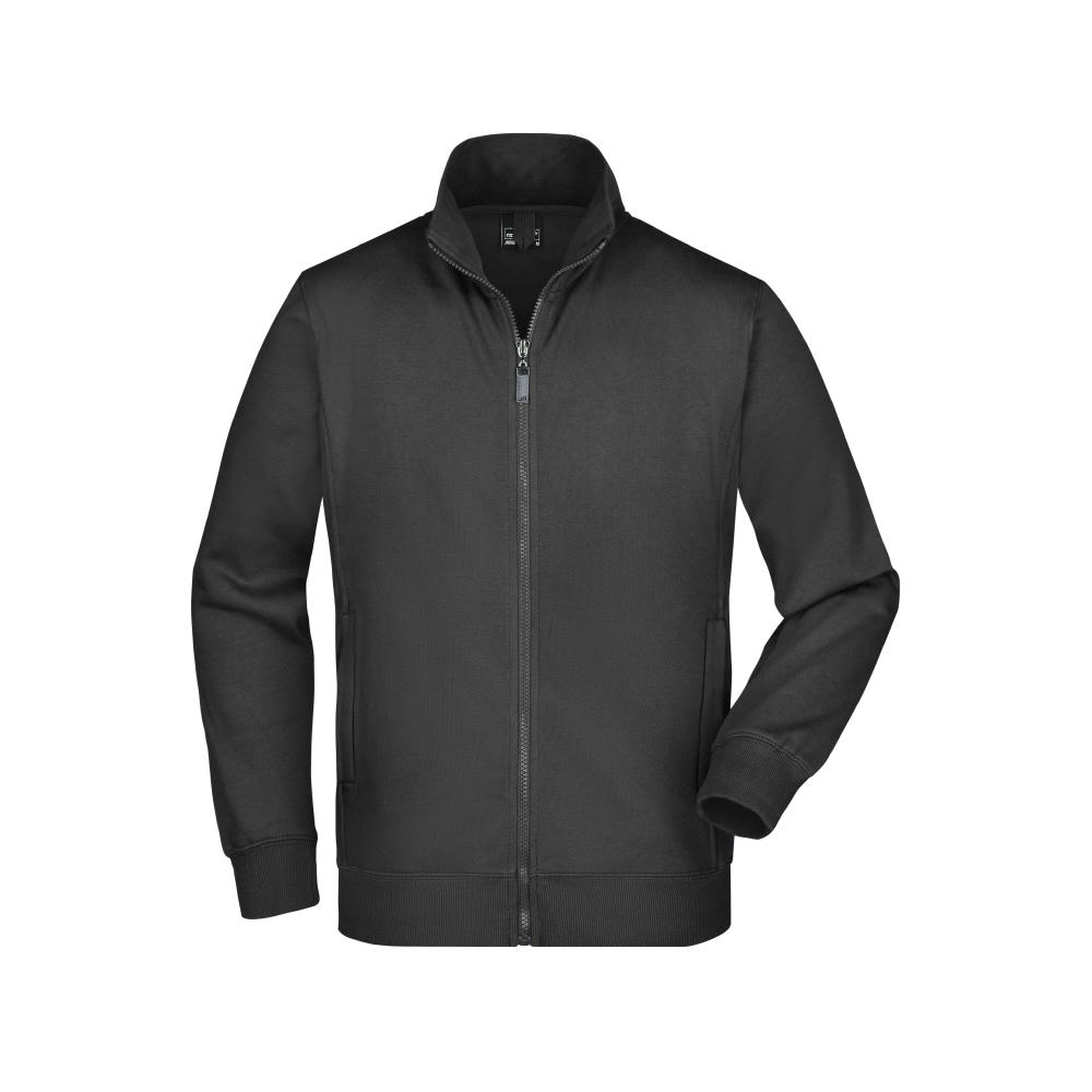 Men's  Jacket-Sweatjacke aus formbeständiger Sweat-Qualität