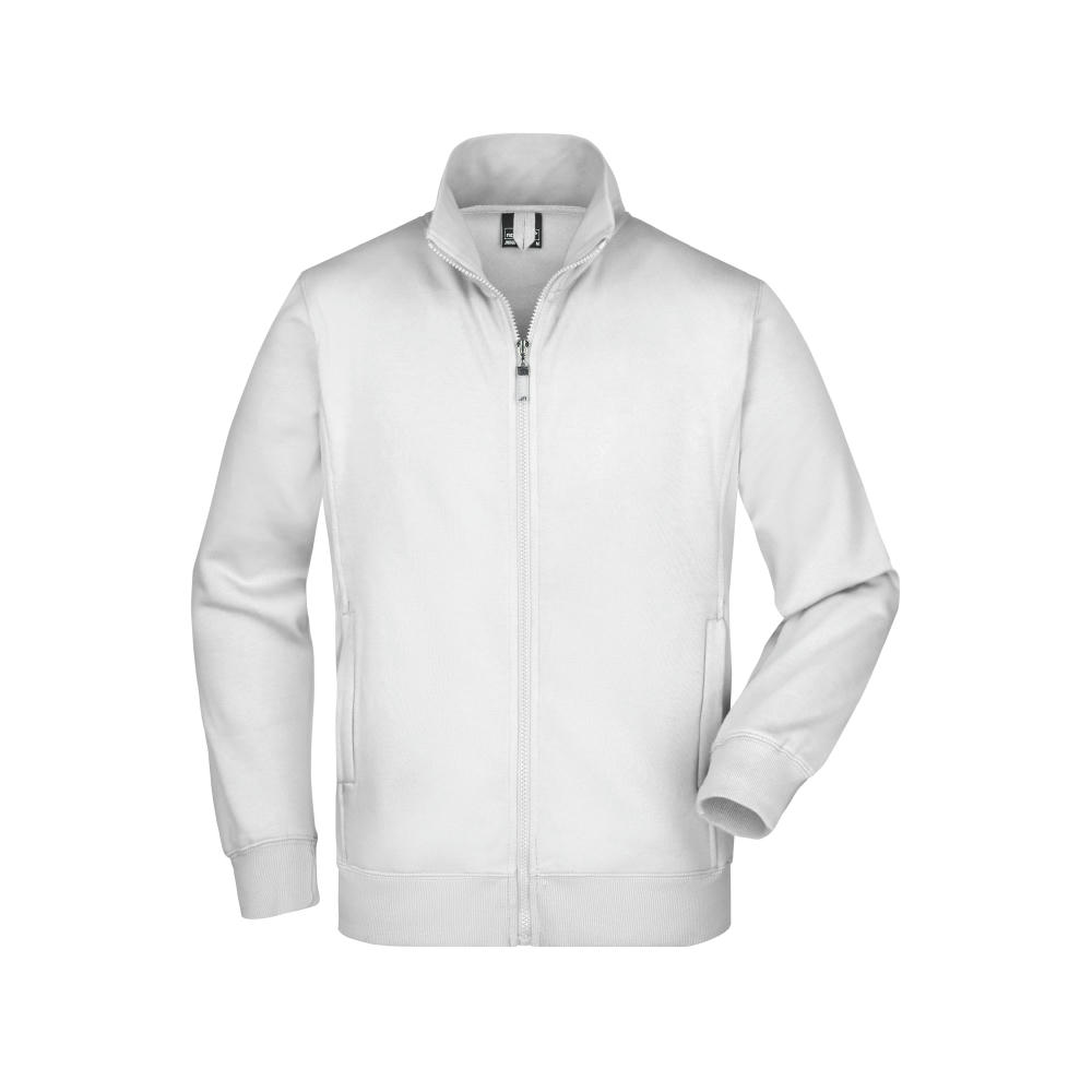 Men's  Jacket-Sweatjacke aus formbeständiger Sweat-Qualität