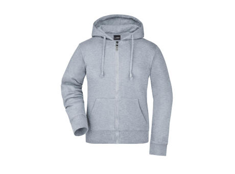 Ladies' Hooded Jacket-Kapuzenjacke aus formbeständiger Sweat-Qualität