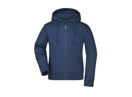 Ladies' Hooded Jacket-Kapuzenjacke aus formbeständiger Sweat-Qualität