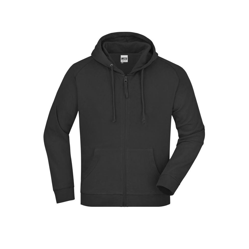Hooded Jacket-Klassische Kapuzenjacke aus hochwertiger French-Terry-Qualität