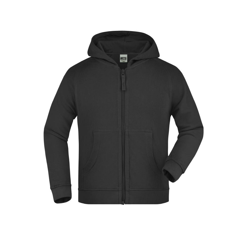Hooded Jacket Junior - Klassische Kapuzenjacke aus hochwertiger French-Terry-Qualität