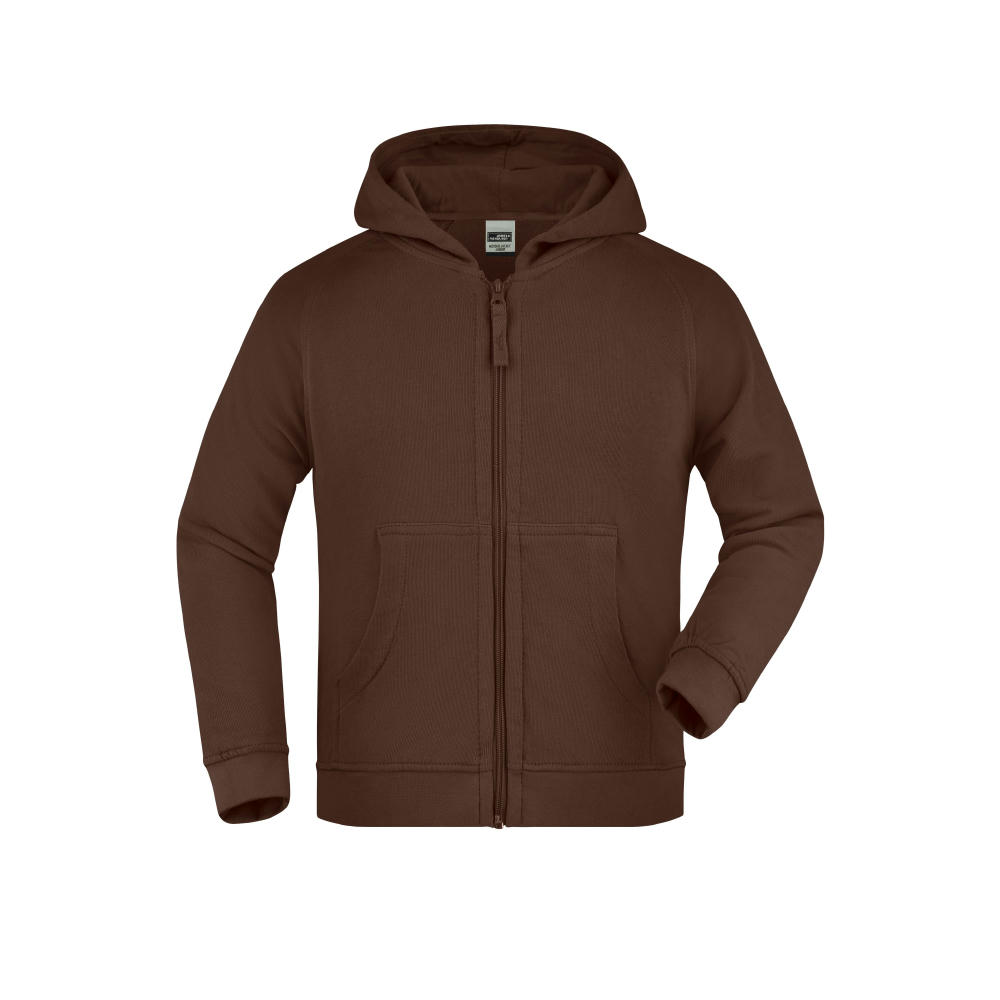 Hooded Jacket Junior-Klassische Kapuzenjacke aus hochwertiger French-Terry-Qualität